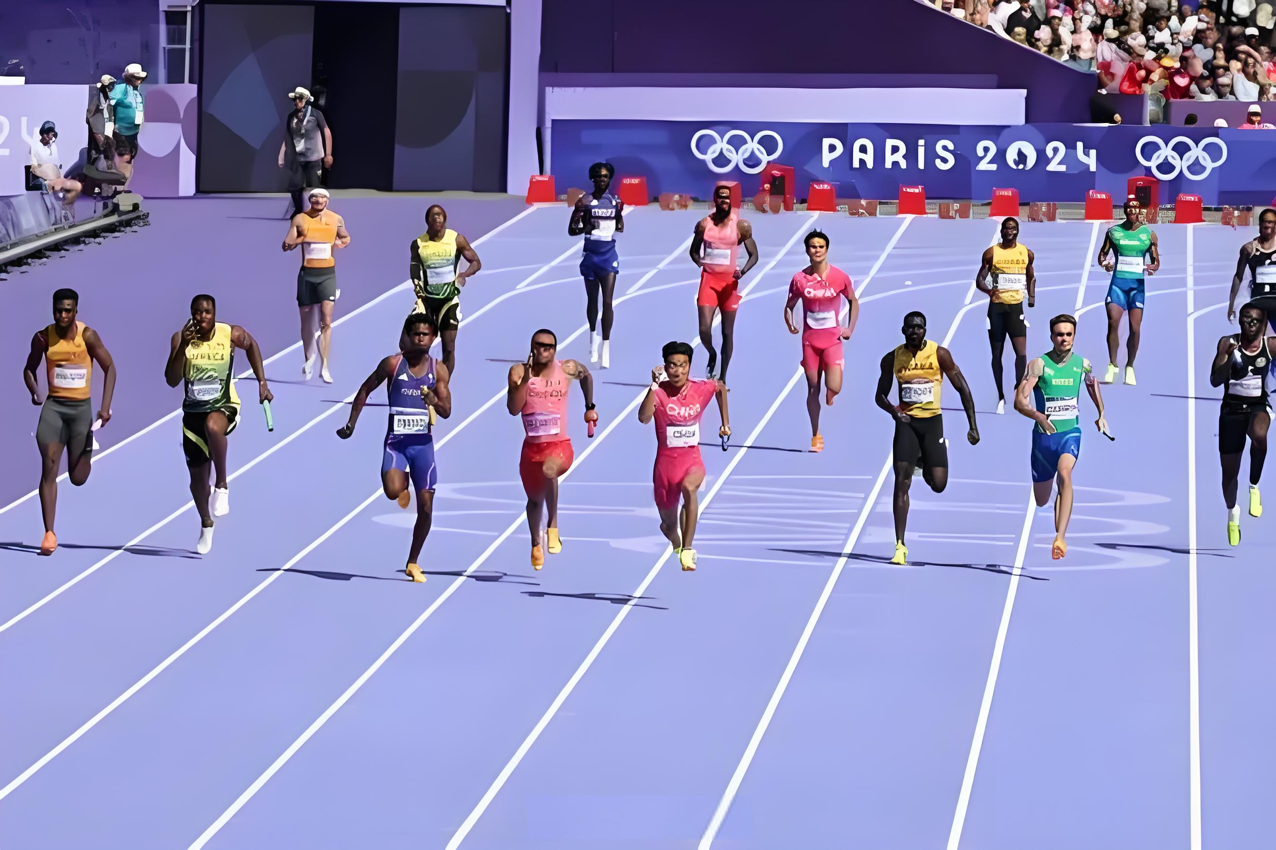 队伍以惊人的速度在接力赛中取得胜利 队伍以惊人的速度在接力赛中取得胜利